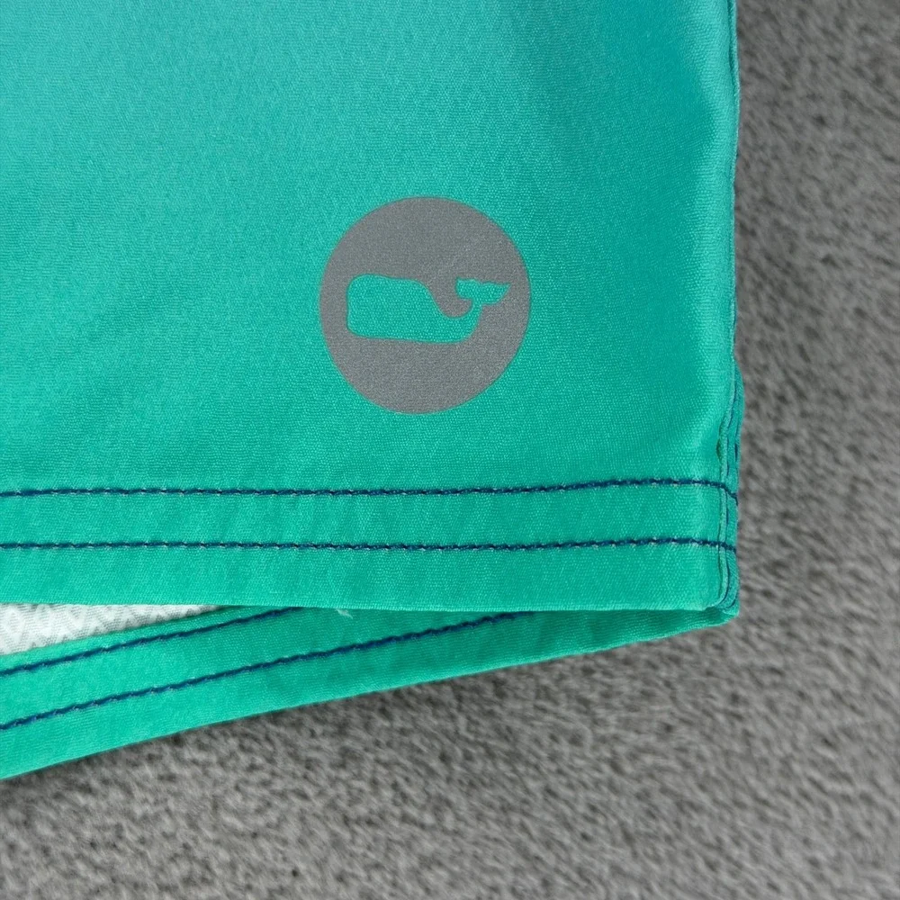 Vineyard Vines Mens Blue Green Ombre Striped Board Shorts‎ Swim Trunks 34 1M0585